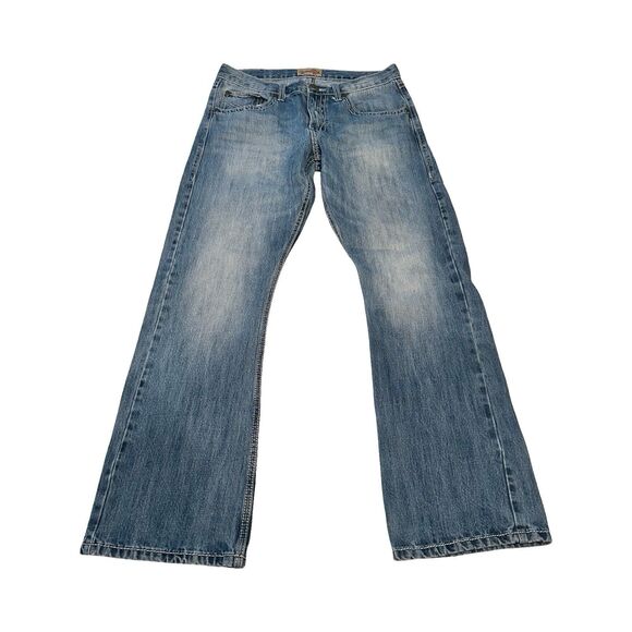 Wrangler 20X Jeans Mens 32 Relaxed Fit Straight Leg Western 1042MWXLB Faded Work - Picture 1 of 5